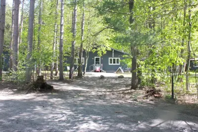 a house in the woods with a lot of trees at Trillium Resort & Spa in Port Sydney