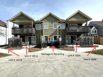 a house with the front elevation and elevation labels at 19th Hole Hideaway in Collingwood