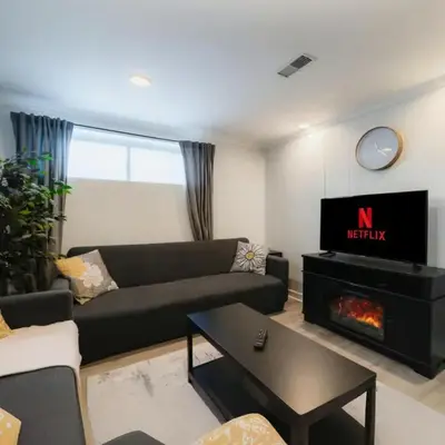 Modern & Spacious 2BR 2BA Suite All Amenities Included