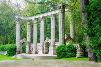 a gazebo in the middle of a park at Quaint and Cozy Haven in Toronto