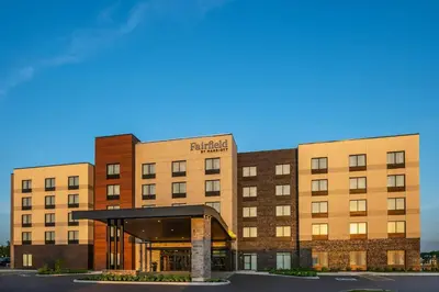 a rendering of a hotel with a building at Fairfield by Marriott Inn & Suites Gravenhurst Muskoka in Gravenhurst
