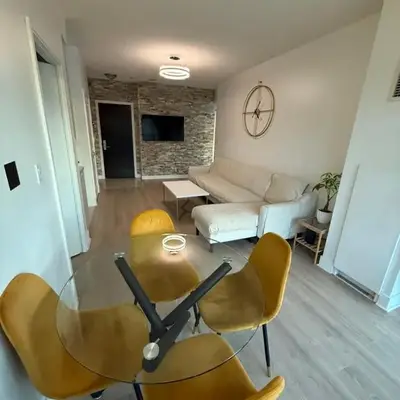 2 Bedroom 1 Bathroom renovated fully furnished apartment