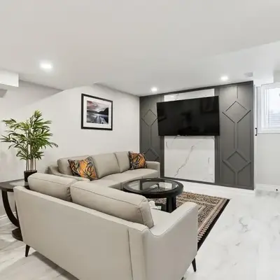 Baker Hill Executive Suite 2 Br Basement Apartment with Full Kitchen and Bath