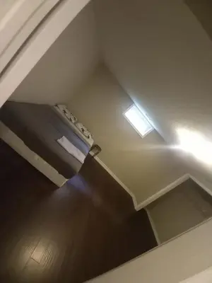 an overhead view of a room with a window at Stay in Waterloo-Kitchener-Downtown-FREE WIFI & PARKING in Waterloo