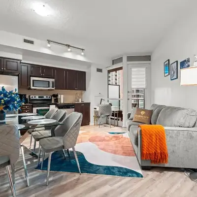 Superior 1Bd & DEN Apartment with Balcony