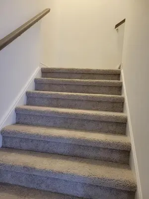 a set of stairs in a house at Newly constructed 3-Bedroom-Hyde Park- close to UWO and Hospital in London