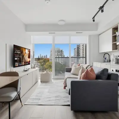 Cozy 2BR Condo with Free Parking & City Views