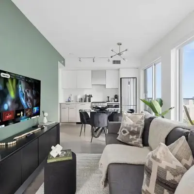 Modern Downtown Retreat 3BR Condo with Patio