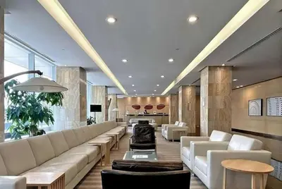 a large living room with couches and a table at Luxe 3-Bedroom Lakeview Condo, Free parking ,Walk to CN Tower, Scotiabank Arena & Rogers Centre in Toronto