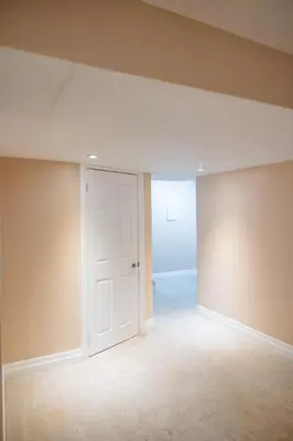 an empty room with a door and a wall at The Bards Roost - 3BR King Ensuite Family Friendly in Stratford