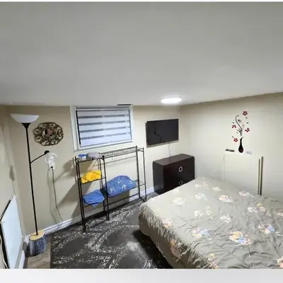 Bright Room in Walkout Basement