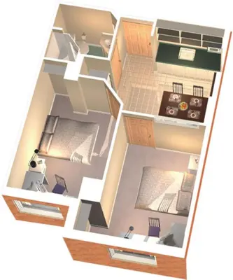 a rendering of a room in a house at Residence & Conference Centre - Oakville in Oakville