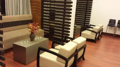 a group of chairs and a table in a room at 2 Bedroom 1 Bathroom Prime Location in Mississauga in Mississauga