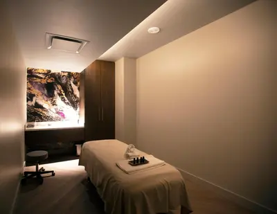 a room with a bed and a tv on the wall at The Omni King Edward Hotel in Toronto