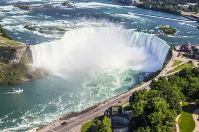 an aerial view of the niagara falls at Guest House Room No 02 in Mississauga